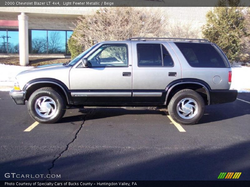 Light Pewter Metallic / Beige 2000 Chevrolet Blazer LT 4x4