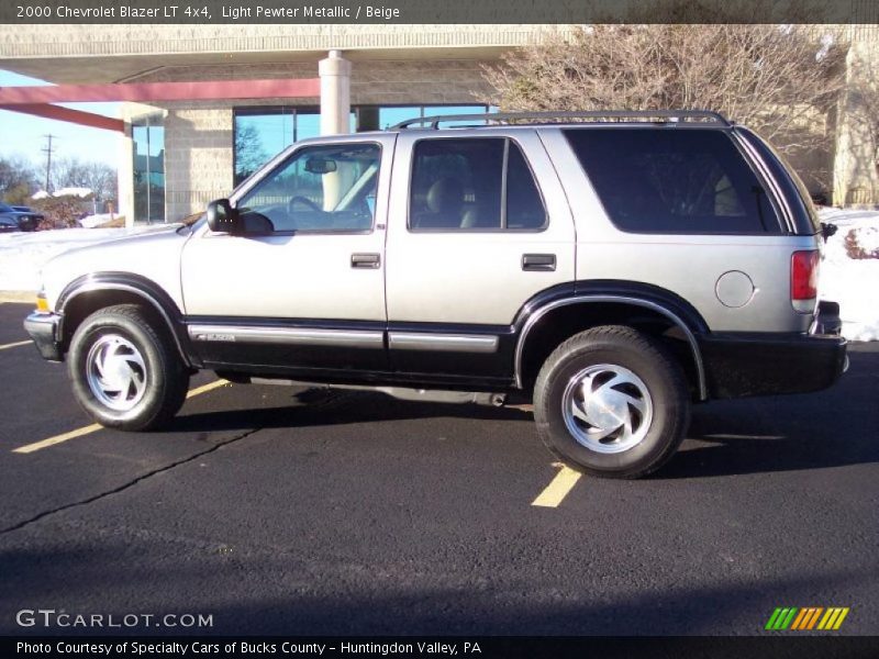 Light Pewter Metallic / Beige 2000 Chevrolet Blazer LT 4x4