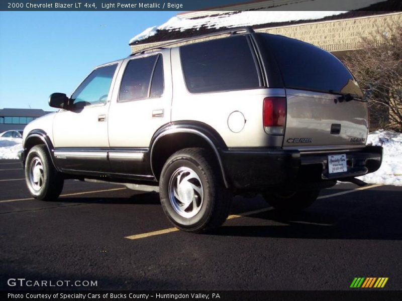 Light Pewter Metallic / Beige 2000 Chevrolet Blazer LT 4x4