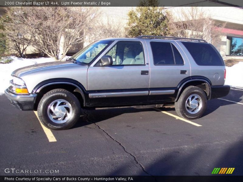 Light Pewter Metallic / Beige 2000 Chevrolet Blazer LT 4x4