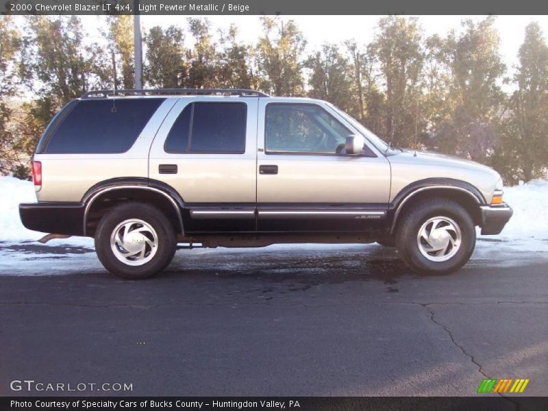 Light Pewter Metallic / Beige 2000 Chevrolet Blazer LT 4x4