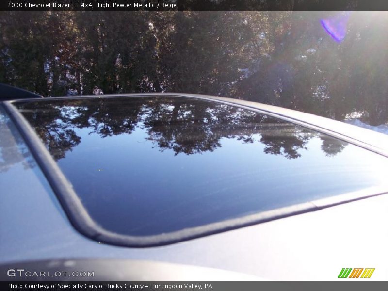 Light Pewter Metallic / Beige 2000 Chevrolet Blazer LT 4x4