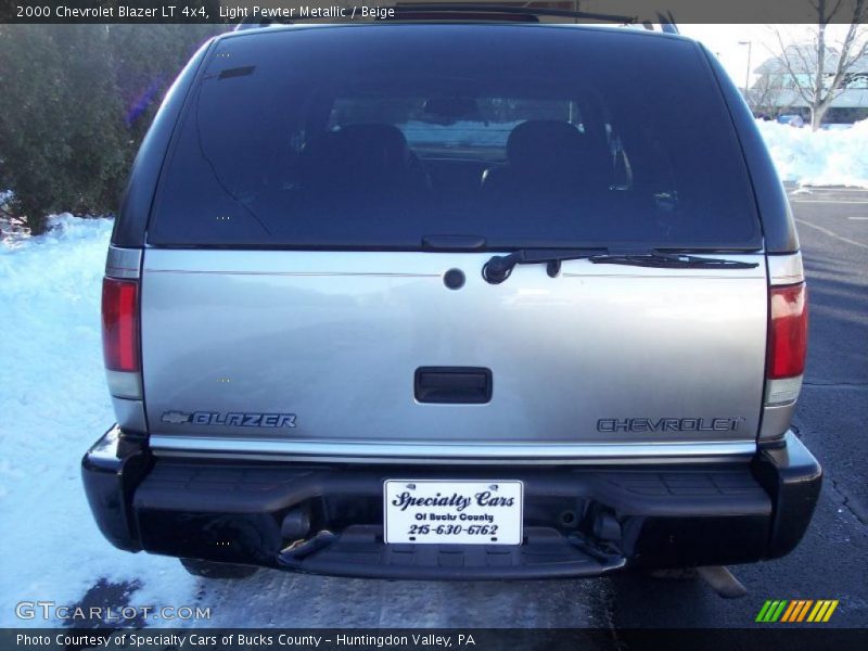 Light Pewter Metallic / Beige 2000 Chevrolet Blazer LT 4x4
