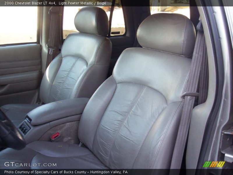 Light Pewter Metallic / Beige 2000 Chevrolet Blazer LT 4x4