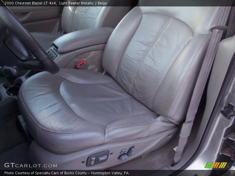 Light Pewter Metallic / Beige 2000 Chevrolet Blazer LT 4x4