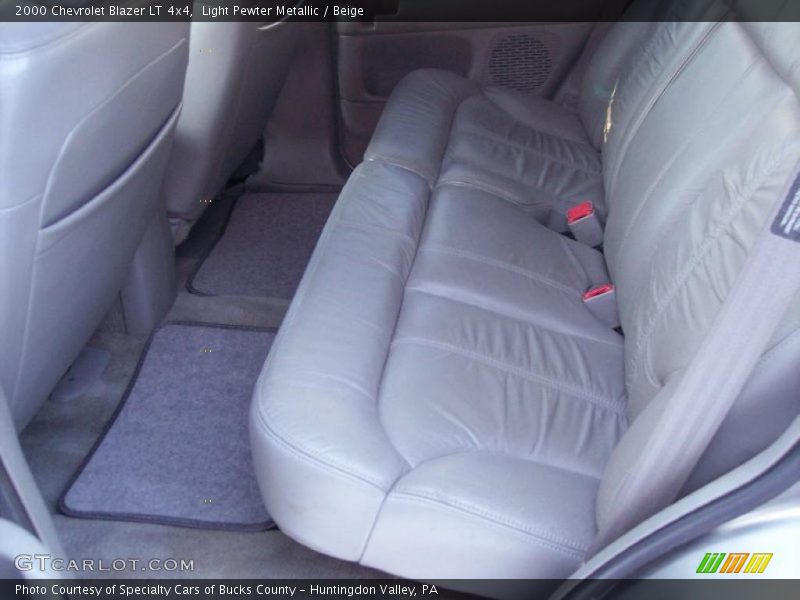 Light Pewter Metallic / Beige 2000 Chevrolet Blazer LT 4x4