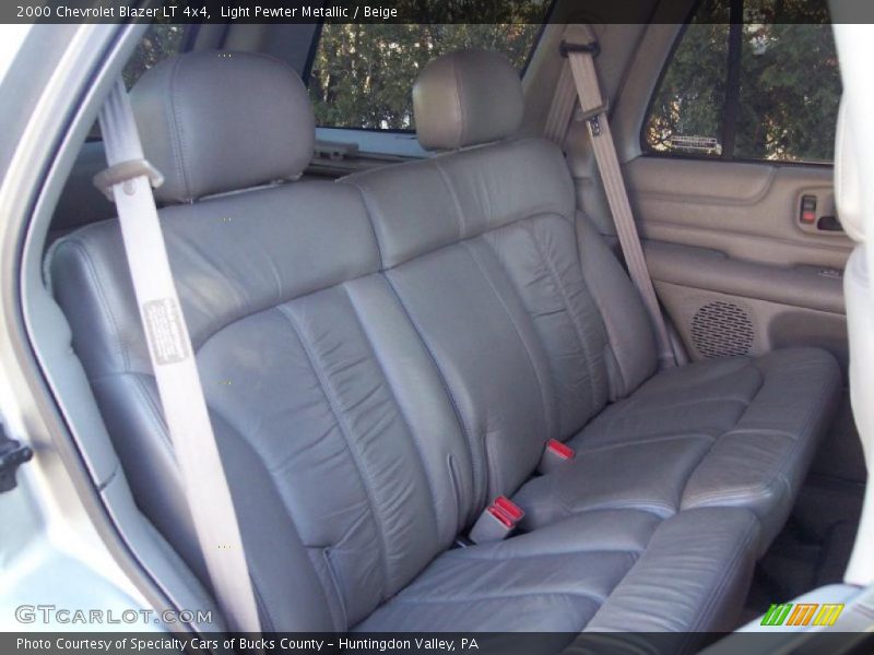 Light Pewter Metallic / Beige 2000 Chevrolet Blazer LT 4x4