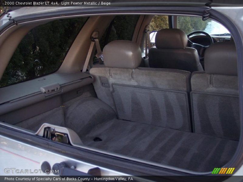 Light Pewter Metallic / Beige 2000 Chevrolet Blazer LT 4x4