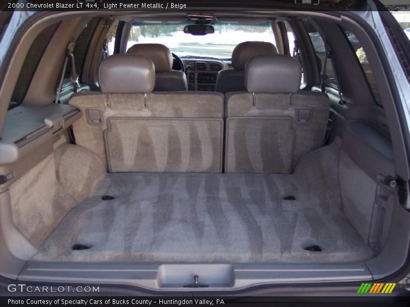 Light Pewter Metallic / Beige 2000 Chevrolet Blazer LT 4x4
