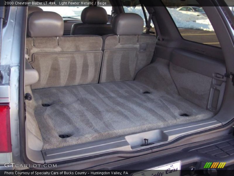 Light Pewter Metallic / Beige 2000 Chevrolet Blazer LT 4x4