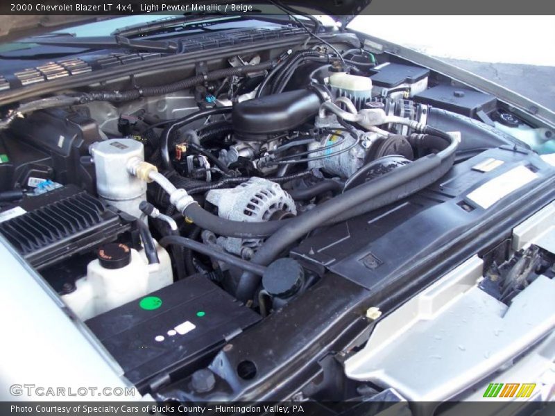 Light Pewter Metallic / Beige 2000 Chevrolet Blazer LT 4x4