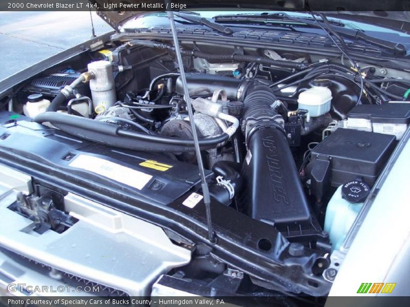 Light Pewter Metallic / Beige 2000 Chevrolet Blazer LT 4x4