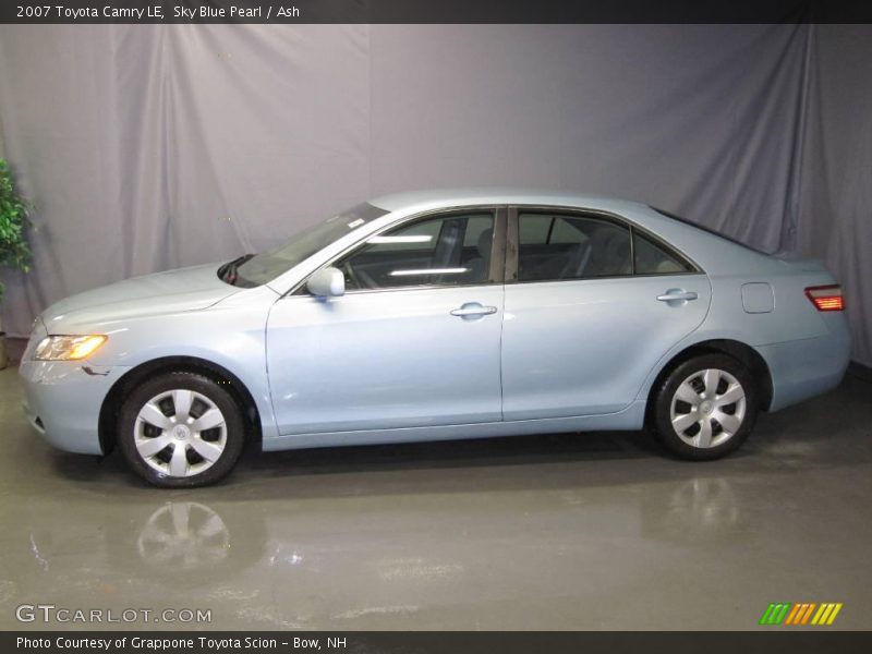 Sky Blue Pearl / Ash 2007 Toyota Camry LE