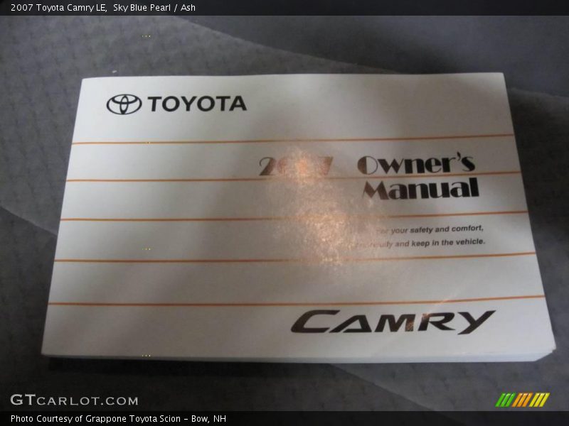 Sky Blue Pearl / Ash 2007 Toyota Camry LE