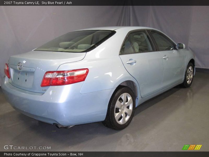 Sky Blue Pearl / Ash 2007 Toyota Camry LE