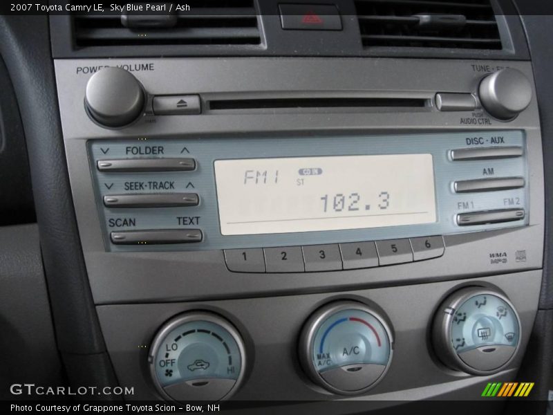 Sky Blue Pearl / Ash 2007 Toyota Camry LE
