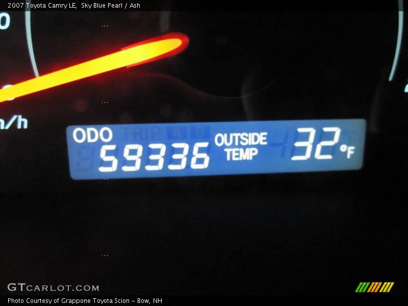 Sky Blue Pearl / Ash 2007 Toyota Camry LE