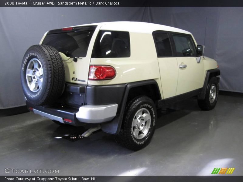 Sandstorm Metallic / Dark Charcoal 2008 Toyota FJ Cruiser 4WD