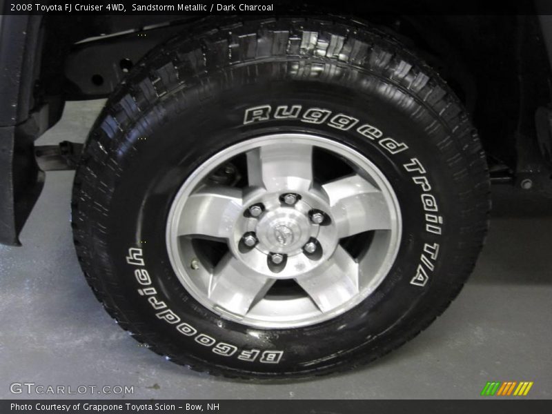 Sandstorm Metallic / Dark Charcoal 2008 Toyota FJ Cruiser 4WD