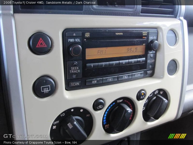 Sandstorm Metallic / Dark Charcoal 2008 Toyota FJ Cruiser 4WD