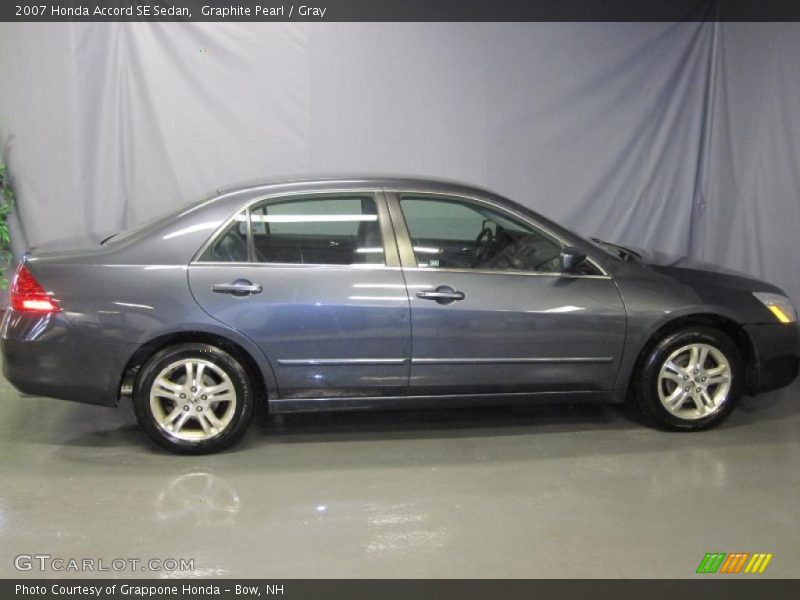 Graphite Pearl / Gray 2007 Honda Accord SE Sedan