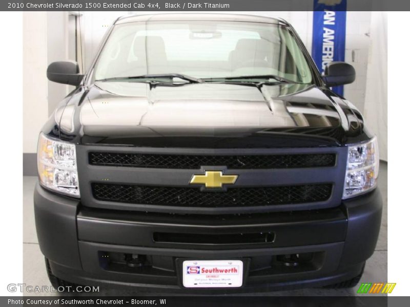 Black / Dark Titanium 2010 Chevrolet Silverado 1500 Extended Cab 4x4