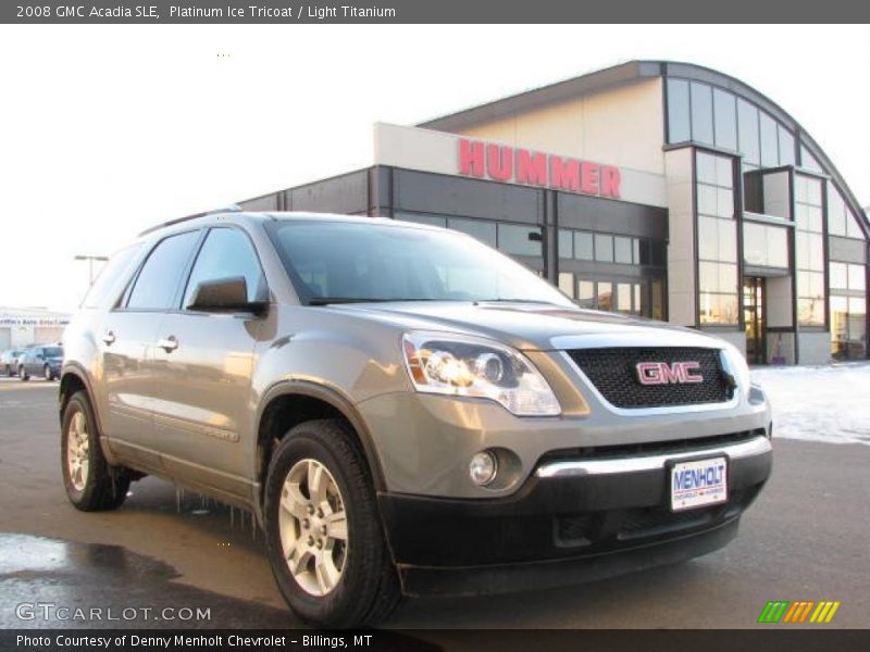 Platinum Ice Tricoat / Light Titanium 2008 GMC Acadia SLE