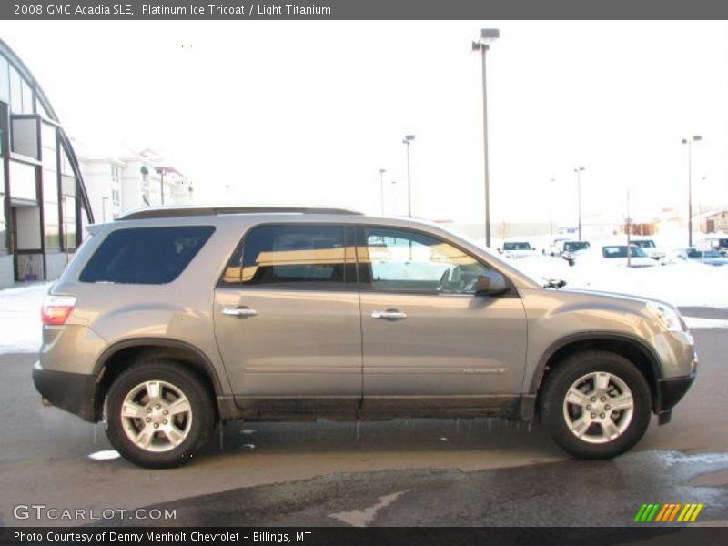 Platinum Ice Tricoat / Light Titanium 2008 GMC Acadia SLE