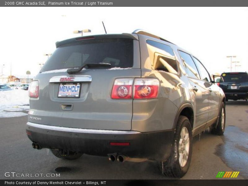 Platinum Ice Tricoat / Light Titanium 2008 GMC Acadia SLE