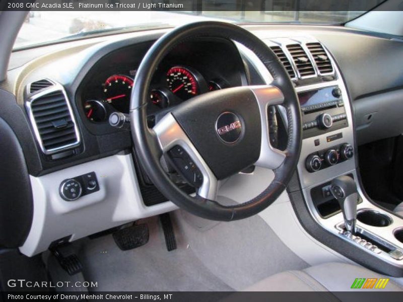 Platinum Ice Tricoat / Light Titanium 2008 GMC Acadia SLE