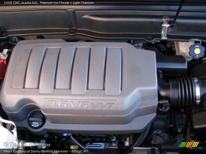Platinum Ice Tricoat / Light Titanium 2008 GMC Acadia SLE