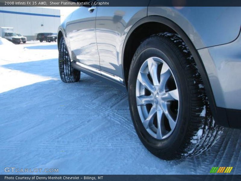 Sheer Platinum Metallic / Graphite 2008 Infiniti FX 35 AWD