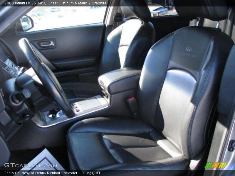 Sheer Platinum Metallic / Graphite 2008 Infiniti FX 35 AWD