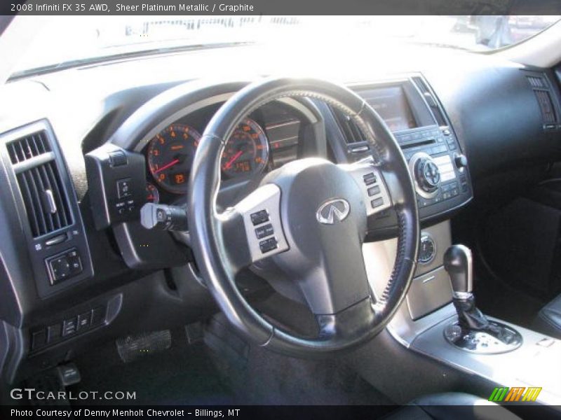 Sheer Platinum Metallic / Graphite 2008 Infiniti FX 35 AWD