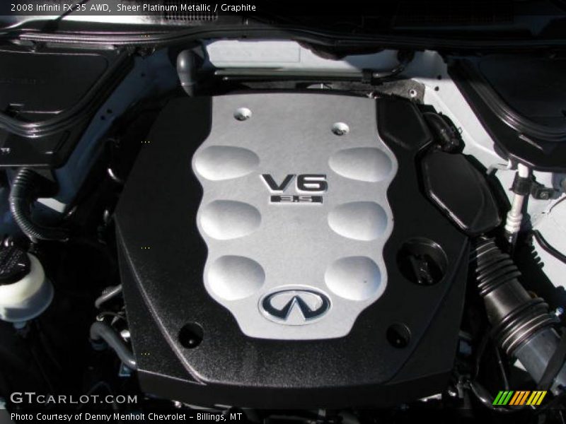 Sheer Platinum Metallic / Graphite 2008 Infiniti FX 35 AWD
