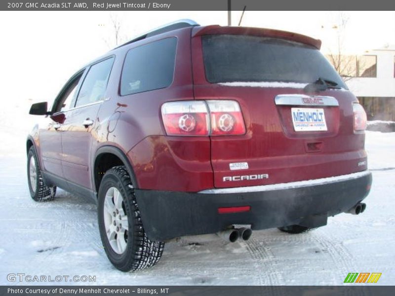 Red Jewel Tintcoat / Ebony 2007 GMC Acadia SLT AWD