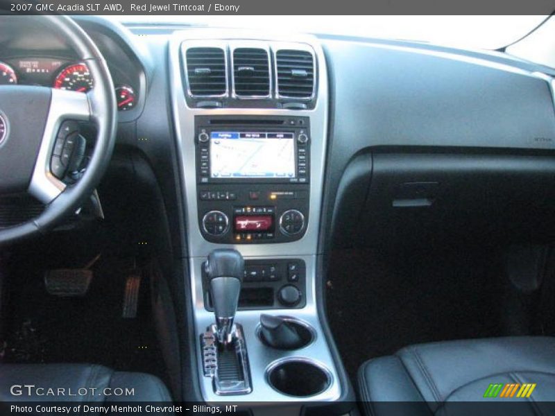 Red Jewel Tintcoat / Ebony 2007 GMC Acadia SLT AWD