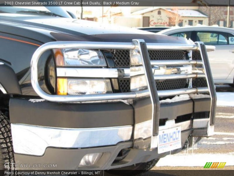Black / Medium Gray 2003 Chevrolet Silverado 3500 LT Crew Cab 4x4 Dually