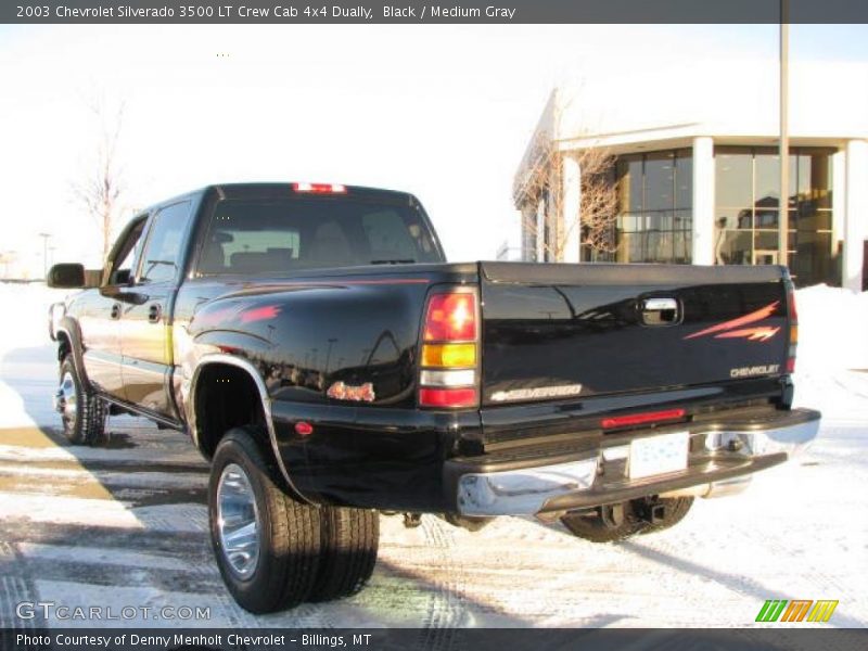 Black / Medium Gray 2003 Chevrolet Silverado 3500 LT Crew Cab 4x4 Dually