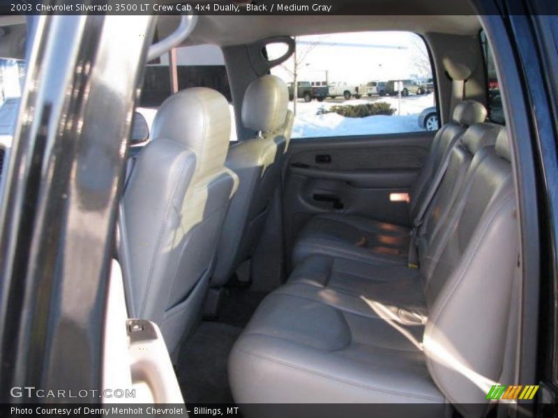 Black / Medium Gray 2003 Chevrolet Silverado 3500 LT Crew Cab 4x4 Dually