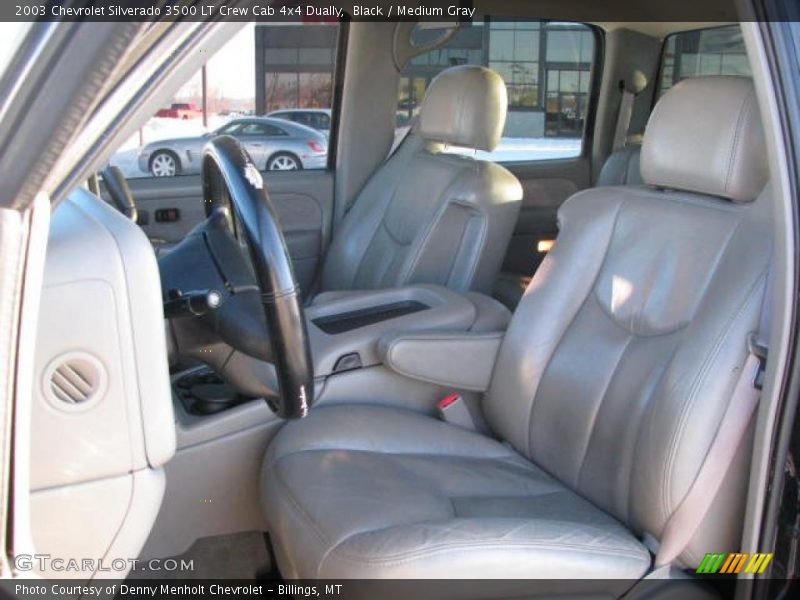 Black / Medium Gray 2003 Chevrolet Silverado 3500 LT Crew Cab 4x4 Dually