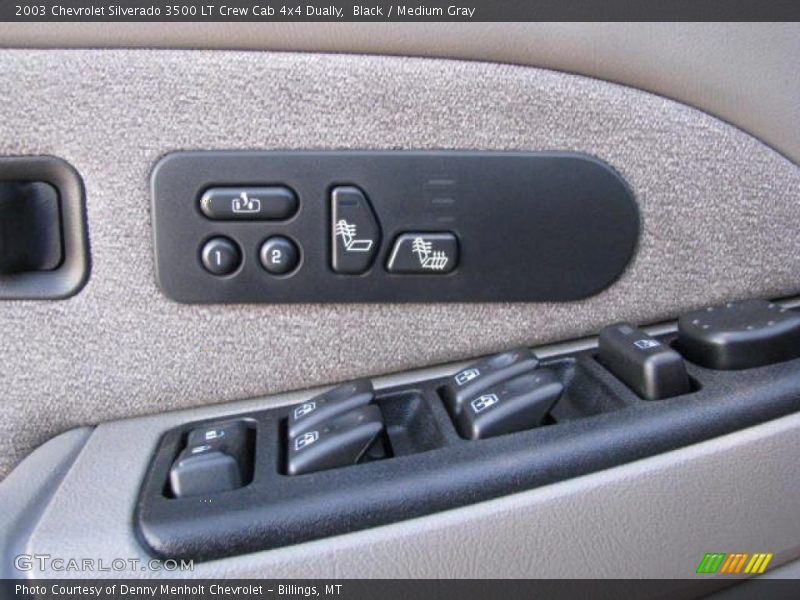 Black / Medium Gray 2003 Chevrolet Silverado 3500 LT Crew Cab 4x4 Dually