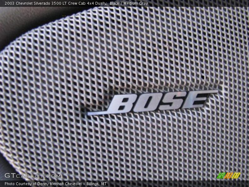 Black / Medium Gray 2003 Chevrolet Silverado 3500 LT Crew Cab 4x4 Dually
