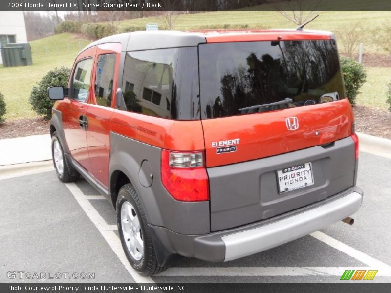Sunset Orange Pearl / Black 2004 Honda Element EX