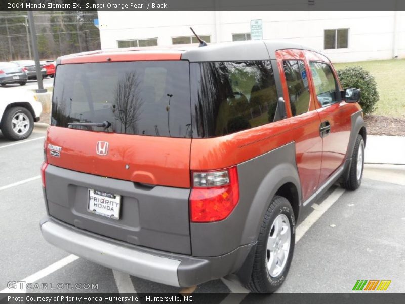 Sunset Orange Pearl / Black 2004 Honda Element EX