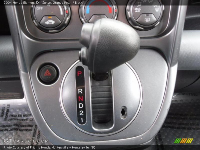 Sunset Orange Pearl / Black 2004 Honda Element EX