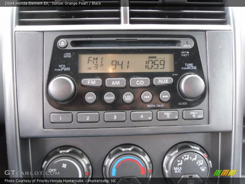 Sunset Orange Pearl / Black 2004 Honda Element EX