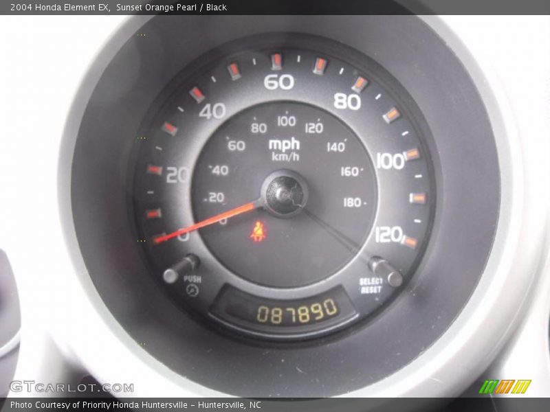 Sunset Orange Pearl / Black 2004 Honda Element EX