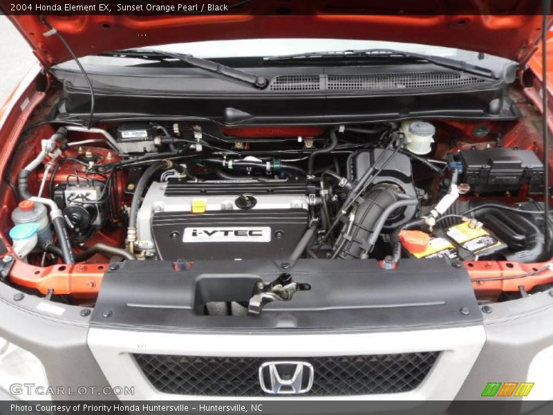 Sunset Orange Pearl / Black 2004 Honda Element EX