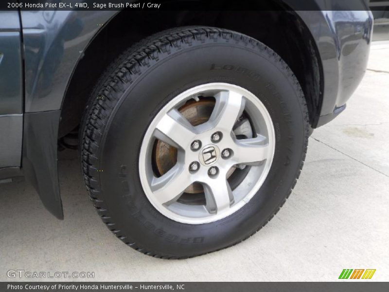 Sage Brush Pearl / Gray 2006 Honda Pilot EX-L 4WD